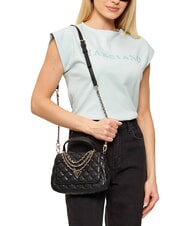 GUESS GIULLY 2 Bolso de mano con correa para el hombro. NEGRO - Bolsos Mujer - 3