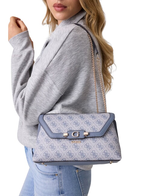 LINDSEY                                  Bolso de hombro, doble portabilidad logotipo de pizarra - Bolsos Mujer