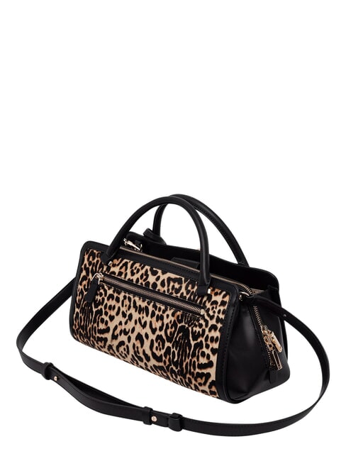 AUDREY                                   Bolso de mano con correa para el hombro, de piel. leopardo - Bolsos Mujer
