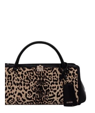 GUESS AUDREY                                   Bolso de mano con correa para el hombro, de piel. leopardo - Bolsos Mujer - 4