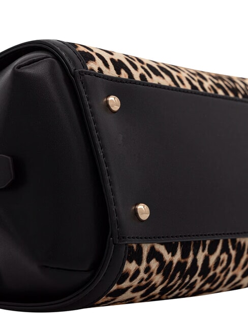 AUDREY                                   Bolso de mano con correa para el hombro, de piel. leopardo - Bolsos Mujer