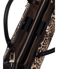GUESS AUDREY                                   Bolso de mano con correa para el hombro, de piel. leopardo - Bolsos Mujer - 6