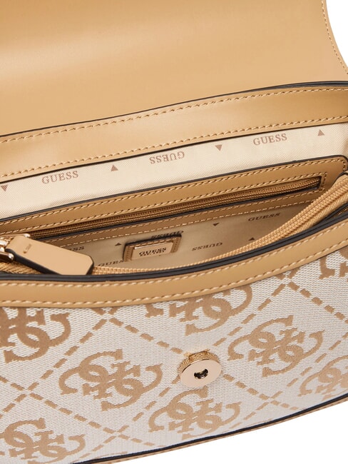 AUDREY                                   Bolso de mano con correa para el hombro. logotipo beige - Bolsos Mujer