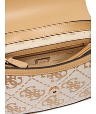GUESS AUDREY                                   Bolso de mano con correa para el hombro. logotipo beige - Bolsos Mujer - 6