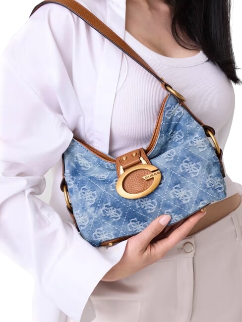 CAMDEN                                   Bolso de hombro ajustable logotipo de mezclilla - Bolsos Mujer