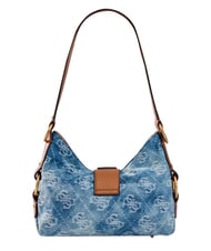 GUESS CAMDEN                                   Bolso de hombro ajustable logotipo de mezclilla - Bolsos Mujer - 4