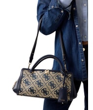 GUESS AUDREY                                   Bolso de mano con correa para el hombro. logotipo de la marina - Bolsos Mujer - 2
