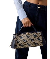 GUESS AUDREY                                   Bolso de mano con correa para el hombro. logotipo de la marina - Bolsos Mujer - 3