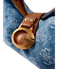 GUESS CAMDEN                                   Bolso de hombro ajustable logotipo de mezclilla - Bolsos Mujer - 6