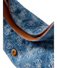 GUESS CAMDEN                                   Bolso de hombro ajustable logotipo de mezclilla - Bolsos Mujer - 8