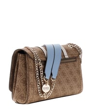 GUESS NOELLE 2                                 Bolso de hombro con doble asa. logotipo de leche/azul claro - Bolsos Mujer - 3