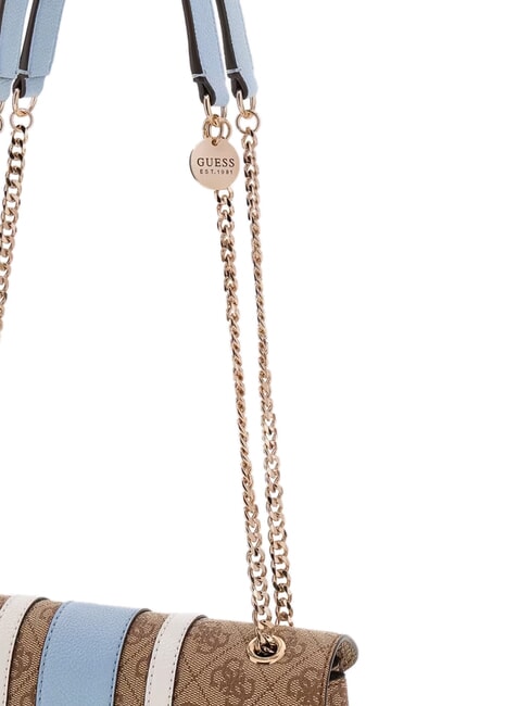 NOELLE 2                                 Bolso de hombro con doble asa. logotipo de leche/azul claro - Bolsos Mujer
