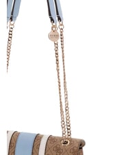 GUESS NOELLE 2                                 Bolso de hombro con doble asa. logotipo de leche/azul claro - Bolsos Mujer - 5