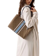 GUESS NOELLE 2                                 Bolso de compras de hombro logotipo de leche/azul claro - Bolsos Mujer - 2