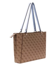 GUESS NOELLE 2                                 Bolso de compras de hombro logotipo de leche/azul claro - Bolsos Mujer - 3