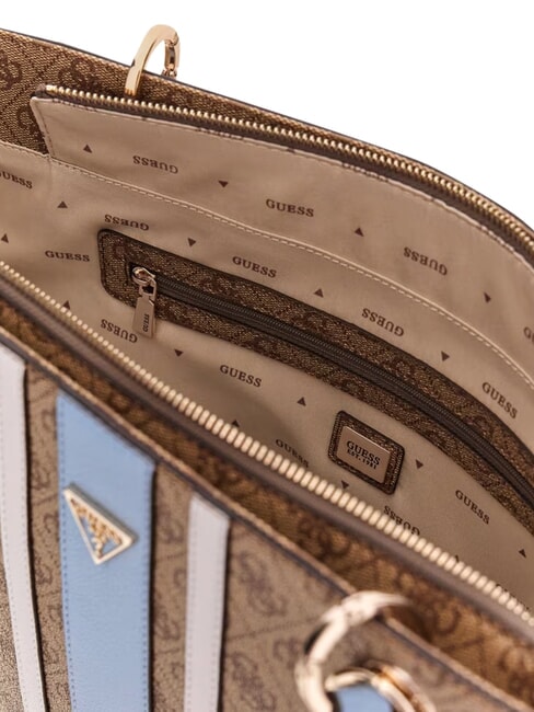 NOELLE 2                                 Bolso de compras de hombro logotipo de leche/azul claro - Bolsos Mujer