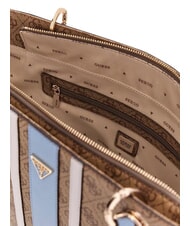 GUESS NOELLE 2                                 Bolso de compras de hombro logotipo de leche/azul claro - Bolsos Mujer - 4
