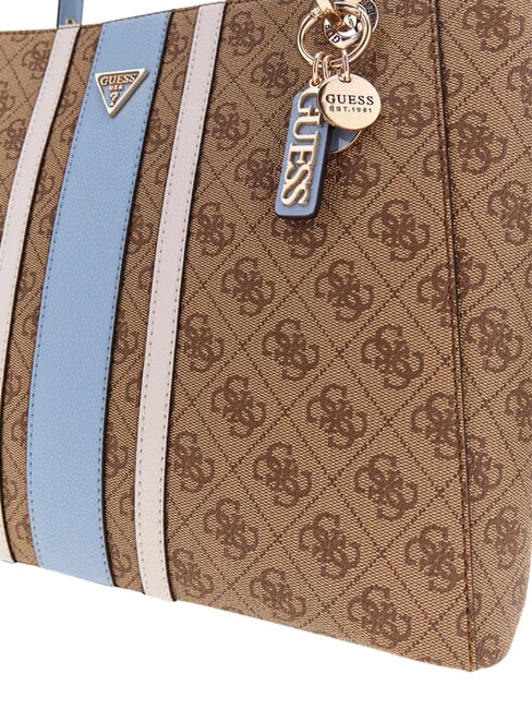 NOELLE 2                                 Bolso de compras de hombro logotipo de leche/azul claro - Bolsos Mujer