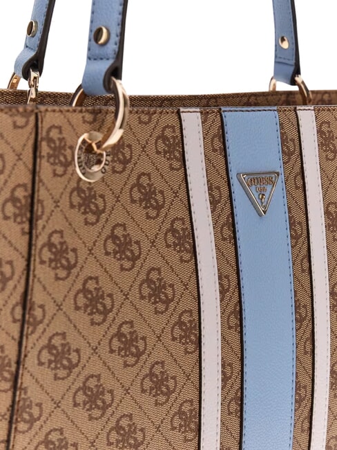 NOELLE 2                                 Bolso de compras de hombro logotipo de leche/azul claro - Bolsos Mujer