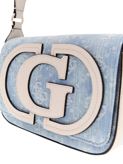 RUBY Bolso de hombro logotipo de mezclilla - Bolsos Mujer