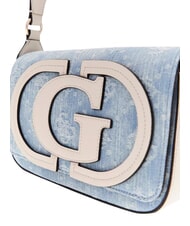 GUESS RUBY Bolso de hombro logotipo de mezclilla - Bolsos Mujer - 4