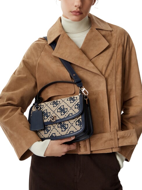 AUDREY                                   Bolso de mano con correa para el hombro. logotipo de la marina - Bolsos Mujer