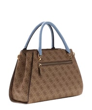 GUESS NOELLE 2                                 Bolso de mano con correa para el hombro. logotipo de leche/azul claro - Bolsos Mujer - 3