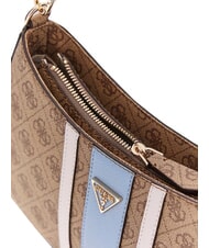 GUESS NOELLE 2                                 Bolso de hombro ajustable logotipo de leche/azul claro - Bolsos Mujer - 5
