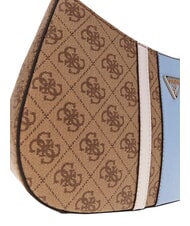 GUESS NOELLE 2                                 Bolso de hombro ajustable logotipo de leche/azul claro - Bolsos Mujer - 6