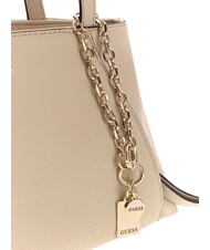 GUESS DEVON Bolso de hombro gris topo claro - Bolsos Mujer - 4