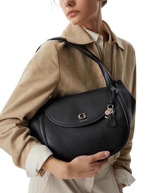 COLEEN                                   Bolso de hombro con doble asa. NEGRO - Bolsos Mujer