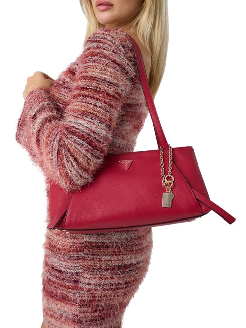 DEVON Bolso de hombro cereza oscura - Bolsos Mujer