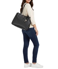 GUESS NOELLE 2 4G Bolso de hombro bolsa de asas Vikky Large Roo Coalog - Bolsos Mujer - 2
