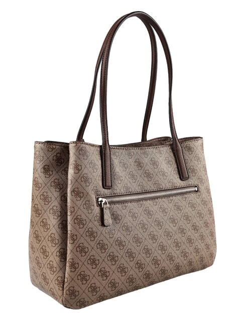 NOELLE 2 4G Bolso de hombro logotipo de caf&eacute; con leche / marr&oacute;n - Bolsos Mujer