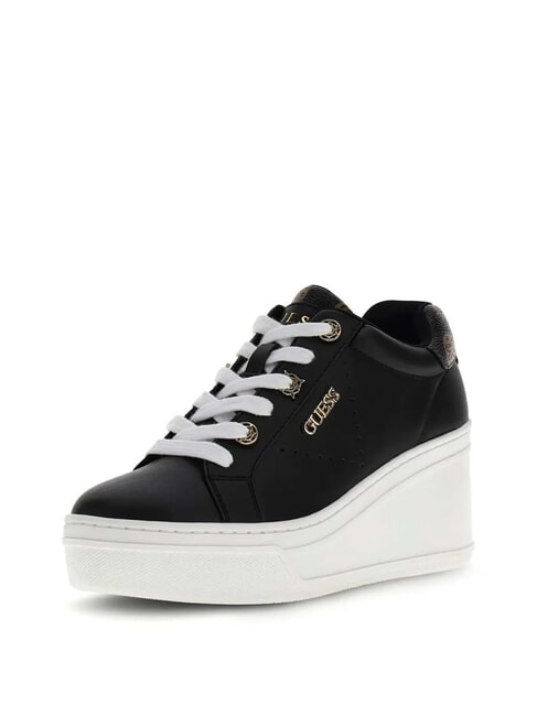 ROAZY Zapatillas con cu&ntilde;a de 7,5 cm NEGRO - Zapatos Mujer