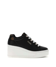 GUESS ROAZY Zapatillas con cu&ntilde;a de 7,5 cm NEGRO - Zapatos Mujer - 3
