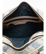 GATTINONI PLANETARIUM Bolso mediano tipo c&uacute;pula con correa para el hombro acuarela/beige - Bolsos Mujer - 5