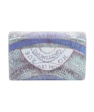GATTINONI PLANETARIUM Cartera mediana con solapa aguamarina/azul marino oscuro - Carteras Mujer - 3