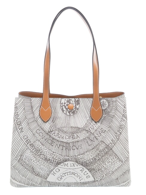 PLANETARIUM Bolso de hombro tipo shopper tinta sepia/marr&oacute;n claro - Bolsos Mujer