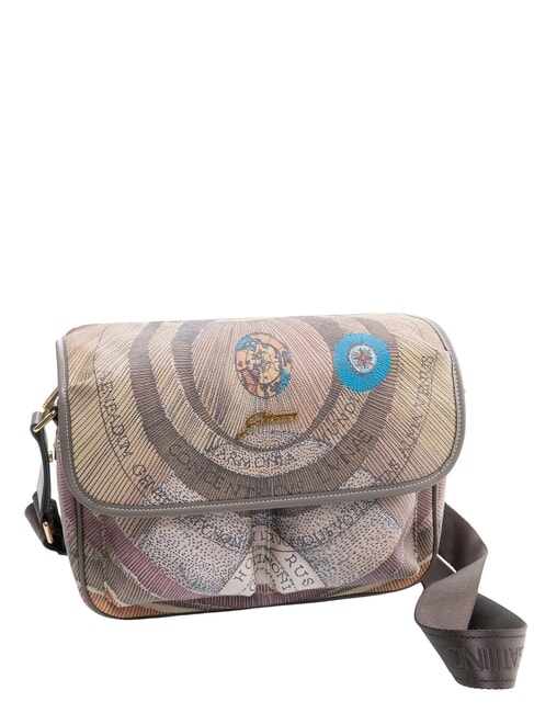 PLANETARIUM Bolso de hombro acuarela salvaje/ topo oscuro - Bolsos Mujer