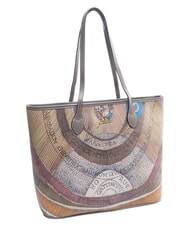GATTINONI PLANETARIUM Bolsa de compras mediana acuarela salvaje/ topo oscuro - Bolsos Mujer - 2
