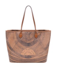 GATTINONI PLANETARIUM Bolsa de compras grande bronceado monocrom&aacute;tico - Bolsos Mujer - 3
