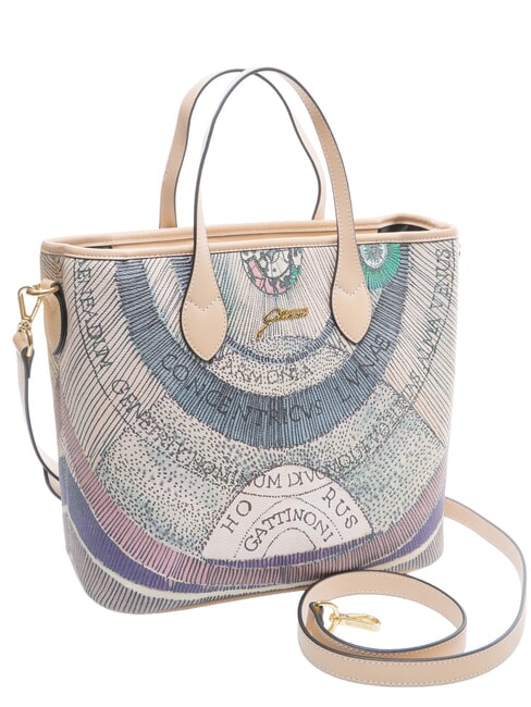 PLANETARIUM Bolso de mano con correa para el hombro acuarela/beige - Bolsos Mujer