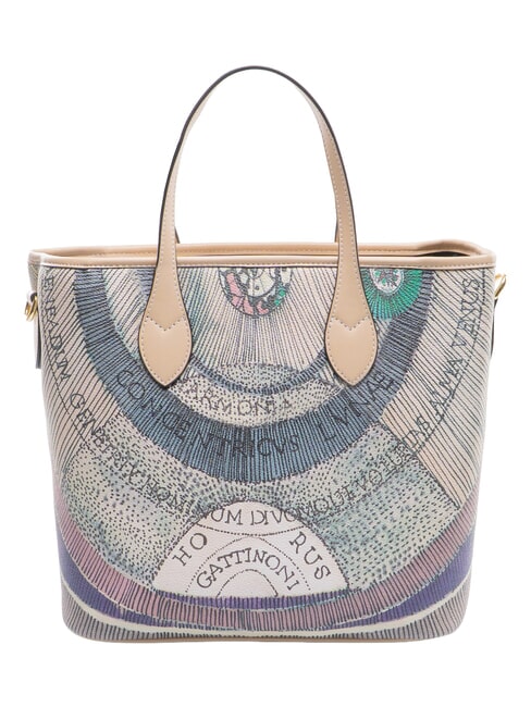 PLANETARIUM Bolso de mano con correa para el hombro acuarela/beige - Bolsos Mujer