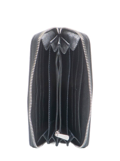PLANETARIUM Cartera grande con cremallera alrededor planeta.impresi&oacute;n negra - Carteras Mujer