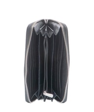 GATTINONI PLANETARIUM Cartera grande con cremallera alrededor planeta.impresi&oacute;n negra - Carteras Mujer - 2