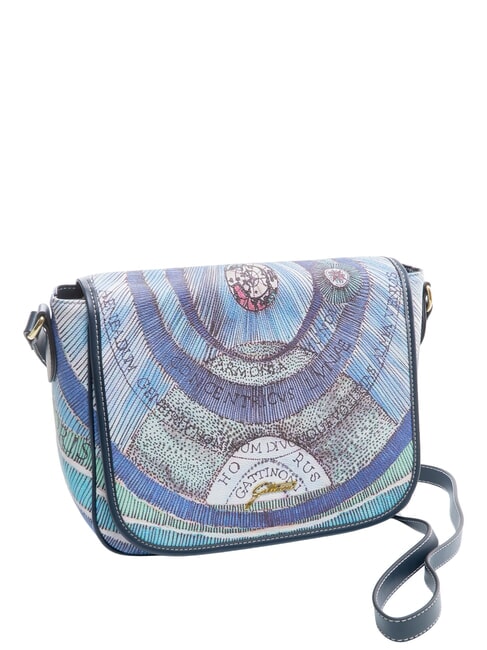 PLANETARIUM Bolso de hombro con solapa aguamarina/azul marino oscuro - Bolsos Mujer