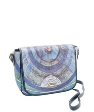 GATTINONI PLANETARIUM Bolso de hombro con solapa aguamarina/azul marino oscuro - Bolsos Mujer - 2