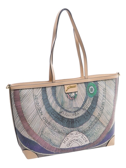 PLANETARIUM Medios de comunicaci&oacute;n para compradores acuarela/beige - Bolsos Mujer