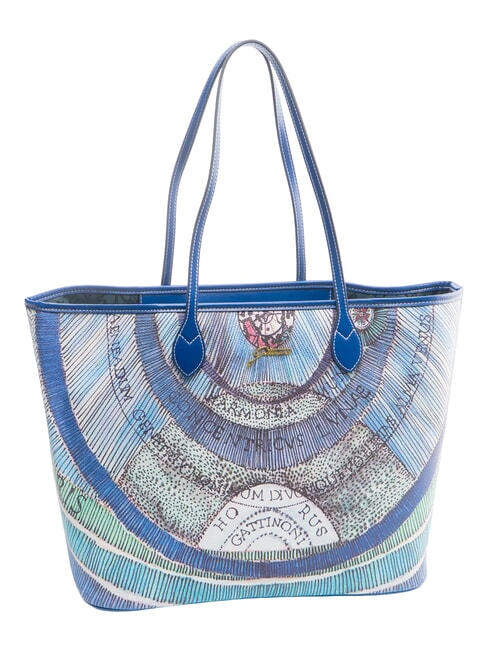 PLANETARIUM Bolsa de compras grande aguamarina/azul marino - Bolsos Mujer